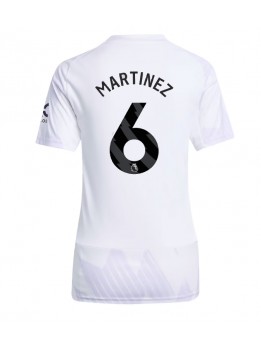 Billige Manchester United Lisandro Martinez #6 Bortedrakt Dame 2025-26 Kortermet